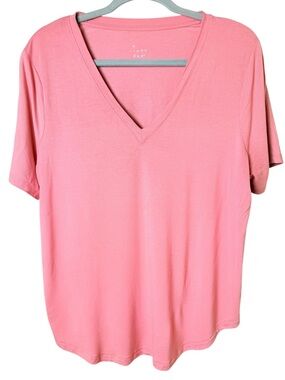 a new day Pink V-Neck Short Sleeve Tee